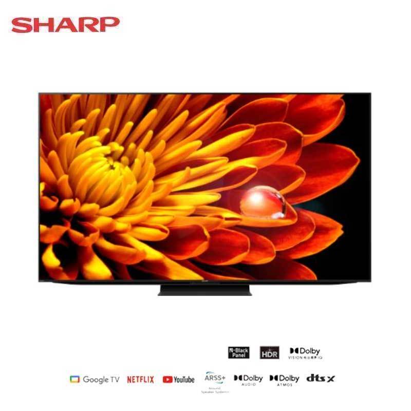 SHARP 夏普 4T-C75FV1X 4K HDR 智慧聯網顯示器 75吋 AQUOS XLED (mini LED)