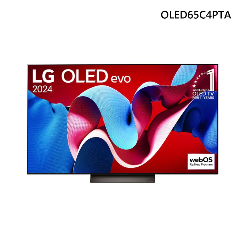 LG 樂金 OLED65C4PTA 65吋 OLED evo C4 極緻系列 4K AI物聯網電視