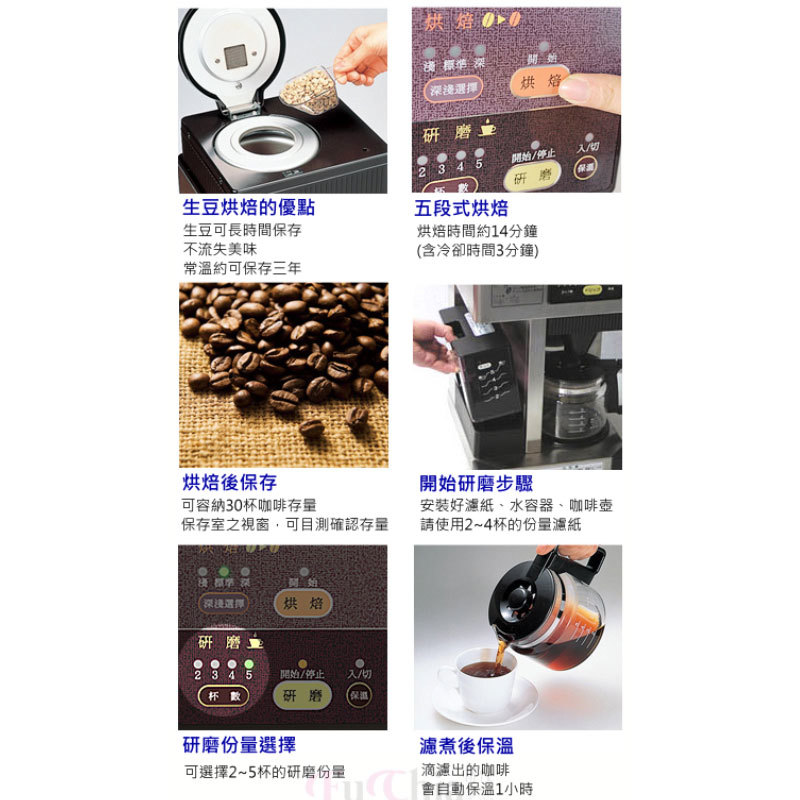 DAINICHI MC-520A 三機一體生豆烘焙美式咖啡機 加熱器升級版