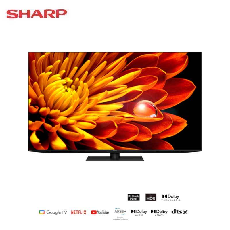 SHARP 夏普 4T-C65FV1X 4K HDR 智慧聯網顯示器 65吋 AQUOS XLED (mini LED)