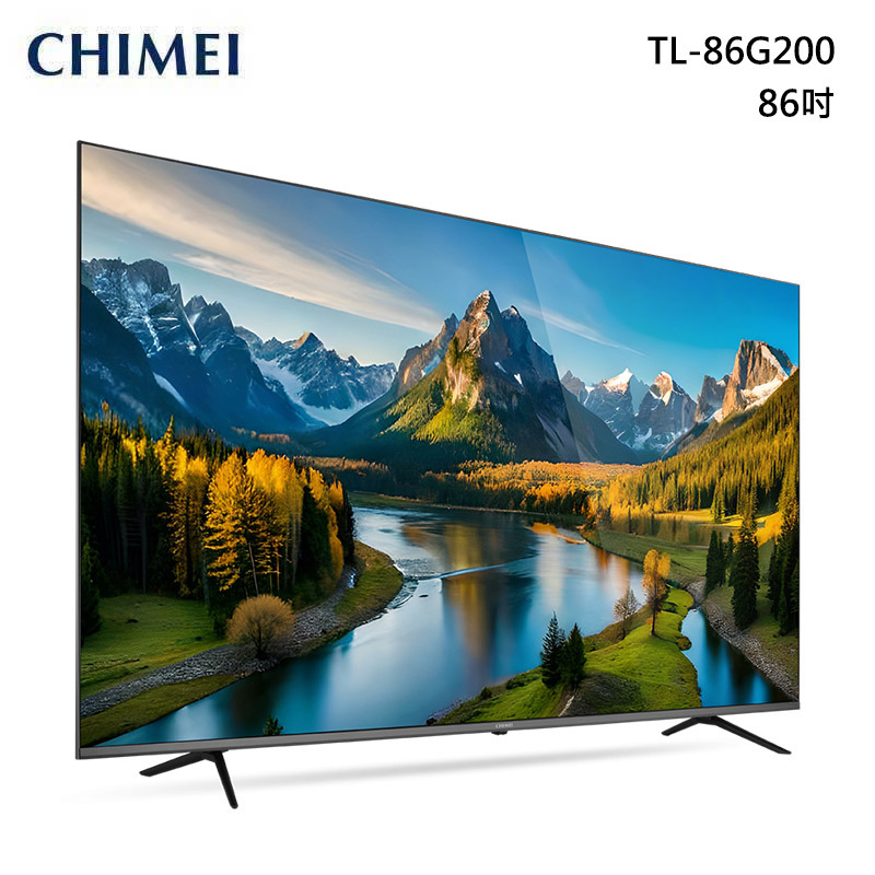 CHIMEI 奇美 TL-86G200 4K HDR 顯示器 86吋 Google TV